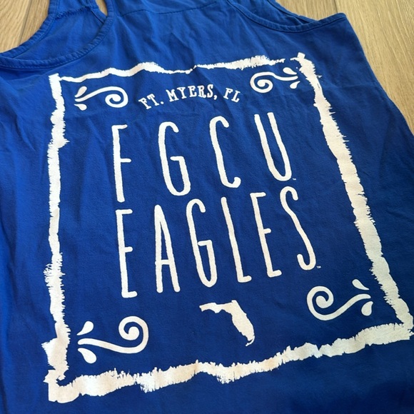 NWT Florida Gulf Coast University Eagles Racerback Tank Top - Picture 5 of 9